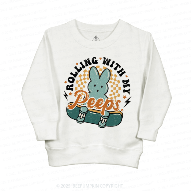 Rolling With My Peeps Kid's Sweatshirt