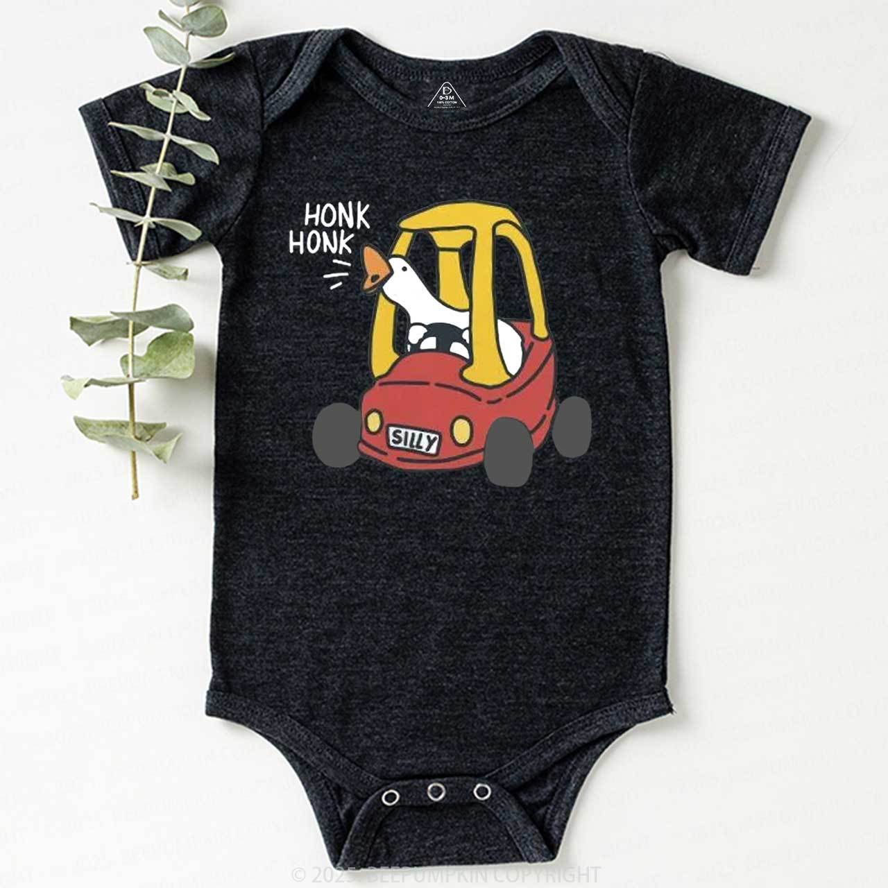Silly Goose Red Car Bodysuit Beepumpkin