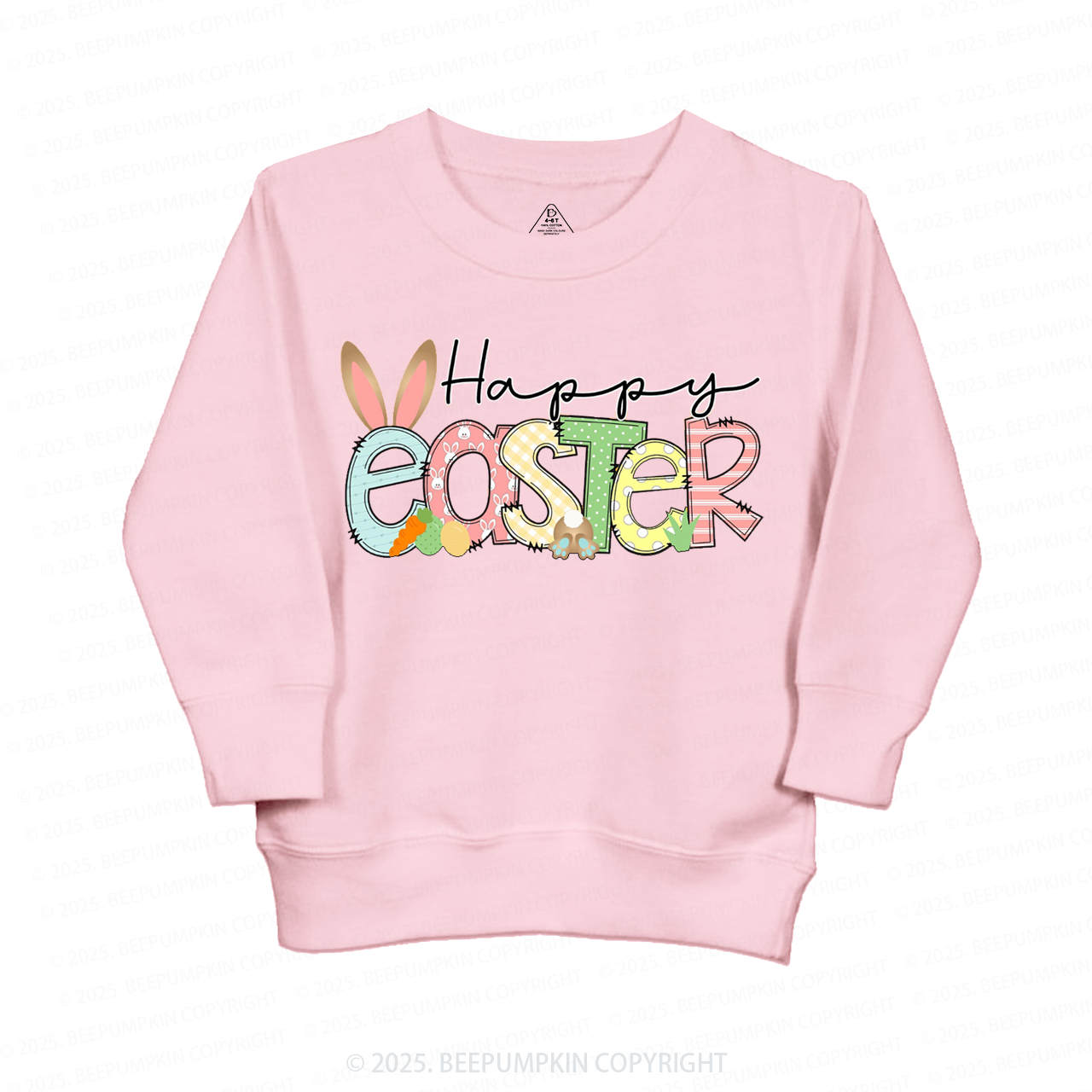 Personalized Name Happy Easter  Kid's Sweatshirt