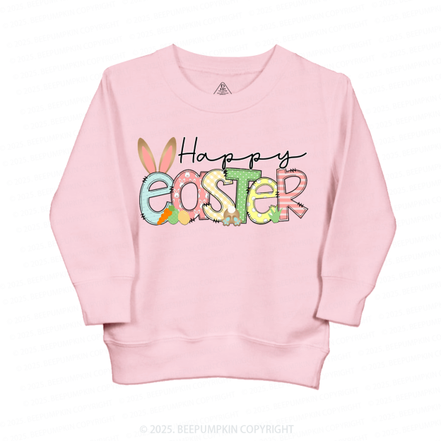 Personalized Name Happy Easter  Kid's Sweatshirt