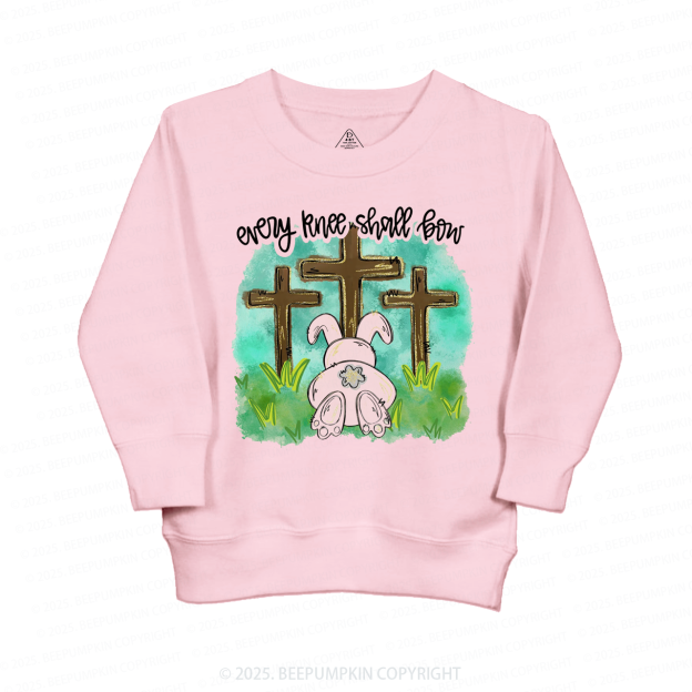 Every Knee Shall Bow Kid's Sweatshirt
