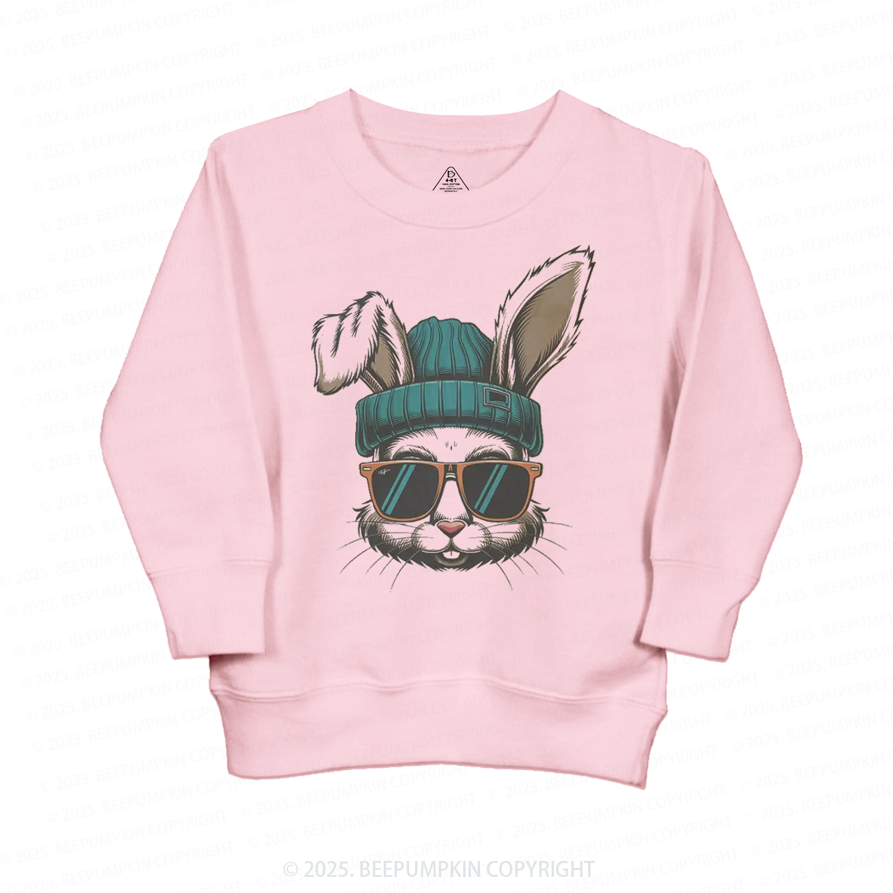 Hipster Bunny Kid's Sweatshirt