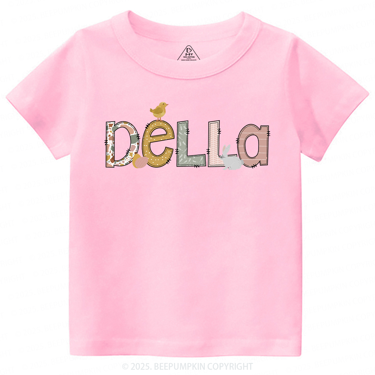 Personalized Name Easter Toddler&Kid's Tees Beepumpkin