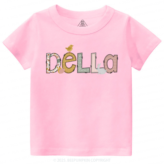 Personalized Name Easter Toddler&Kid's Tees Beepumpkin