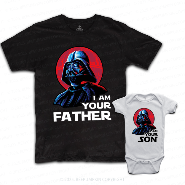 I Am Your Father And I Am Your Son Dad&Me Matching Shirts