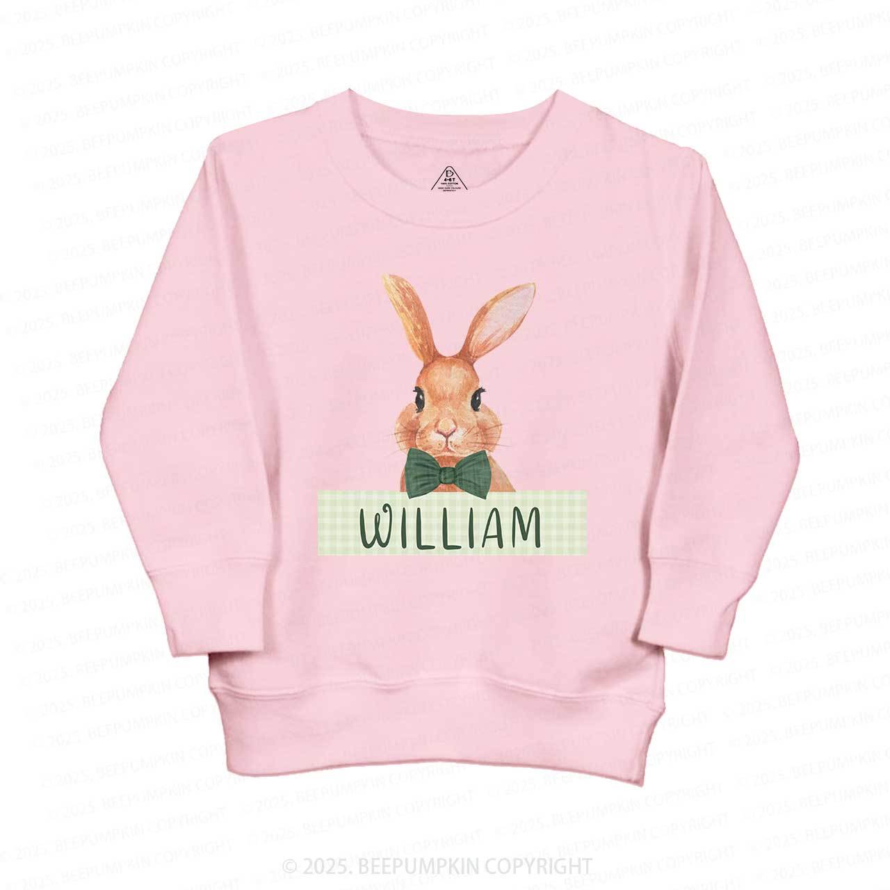 Personalized Boys Easter Bunny Sweatshirt