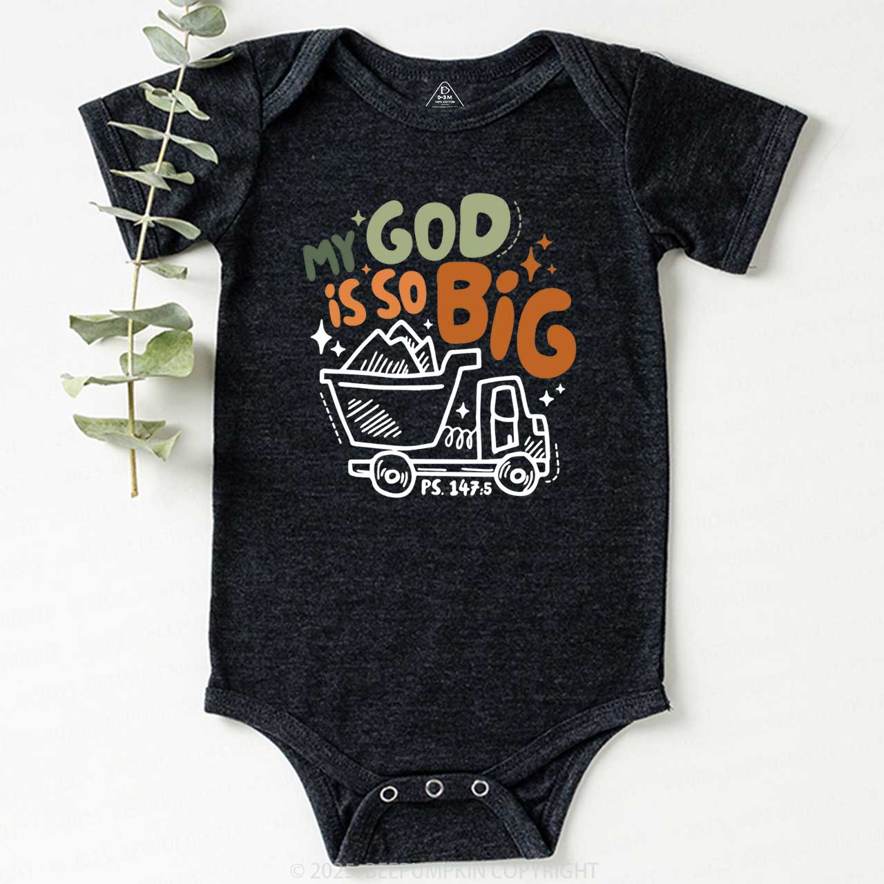 My God Is So Big Bodysuit Beepumpkin