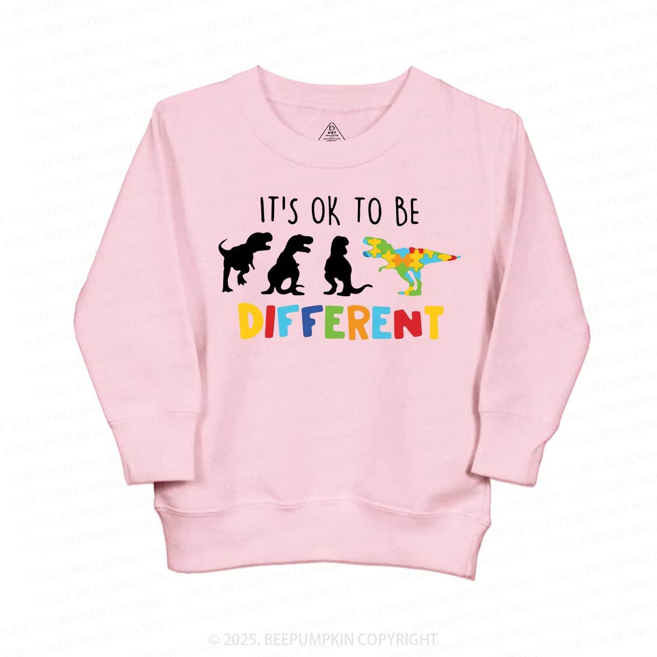 It's Ok To Be Different Kid's Sweatshirt