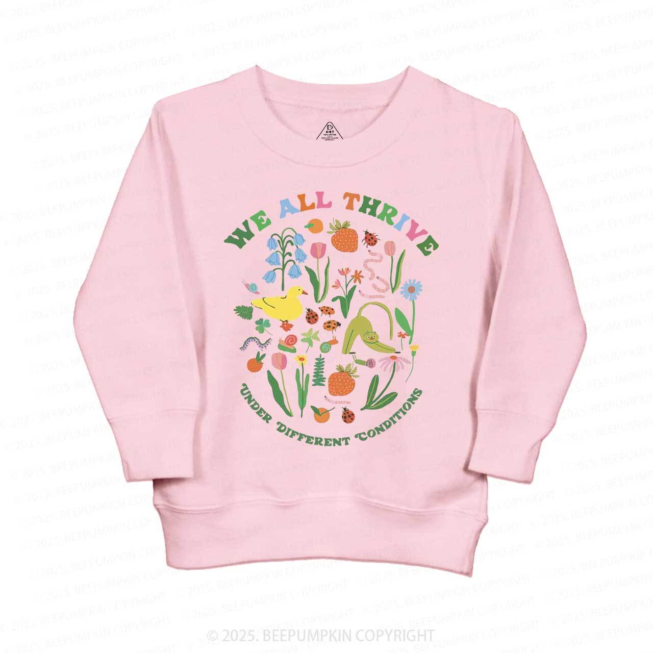 We All Thrive Kid's Sweatshirt