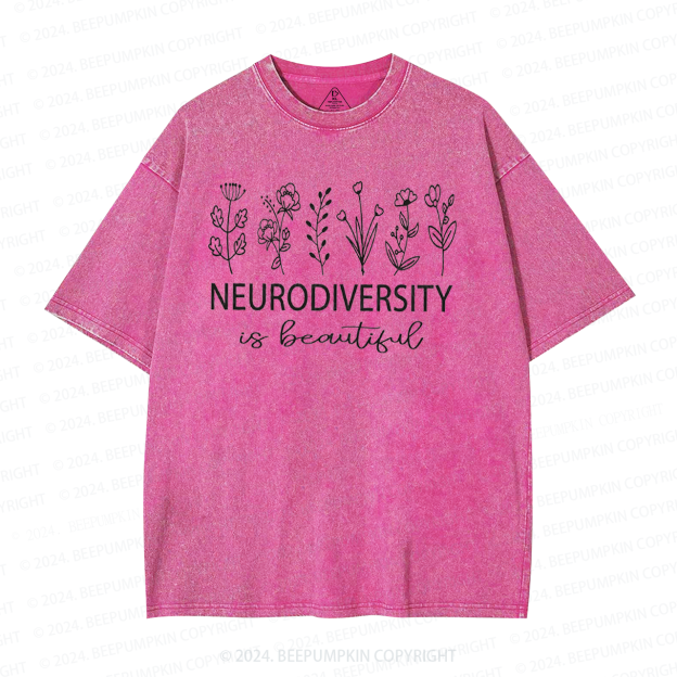 Neurodiversity Mama Washed T-Shirts