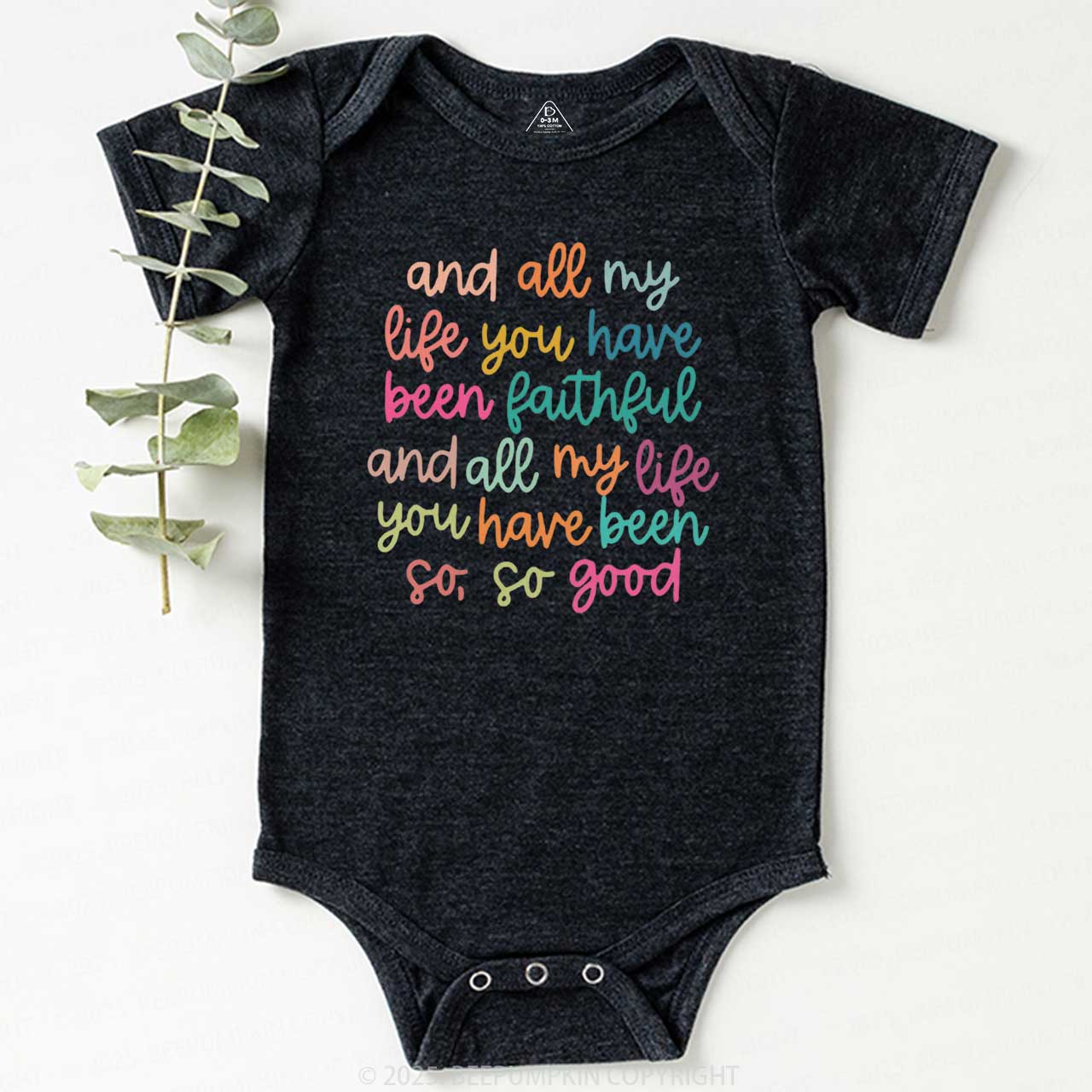 Psalm Bible Quote Bodysuit Beepumpkin