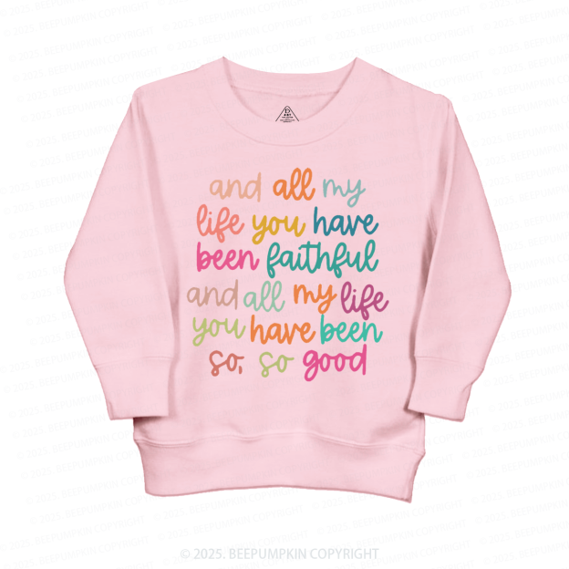 Psalm Bible Quote Kid's Sweatshirt