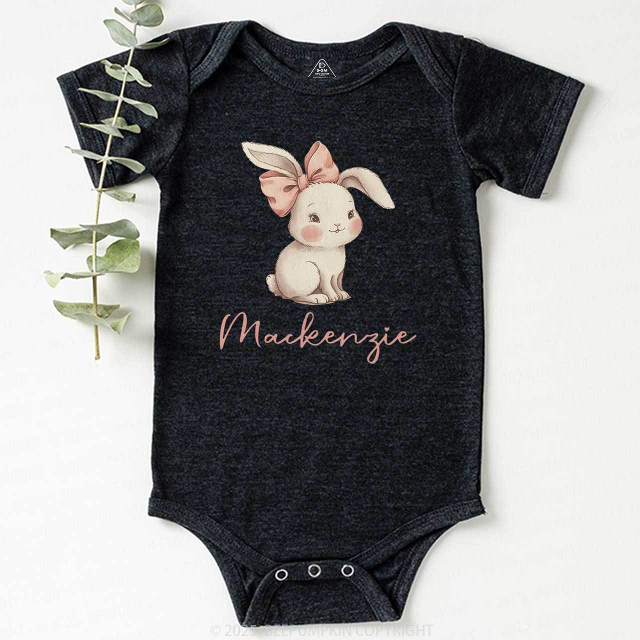 Personalized Name Easter Bunny Bodysuit Beepumpkin
