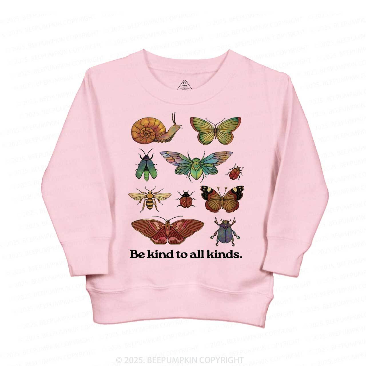 Be Kind To All Kinds Kid's Sweatshirt