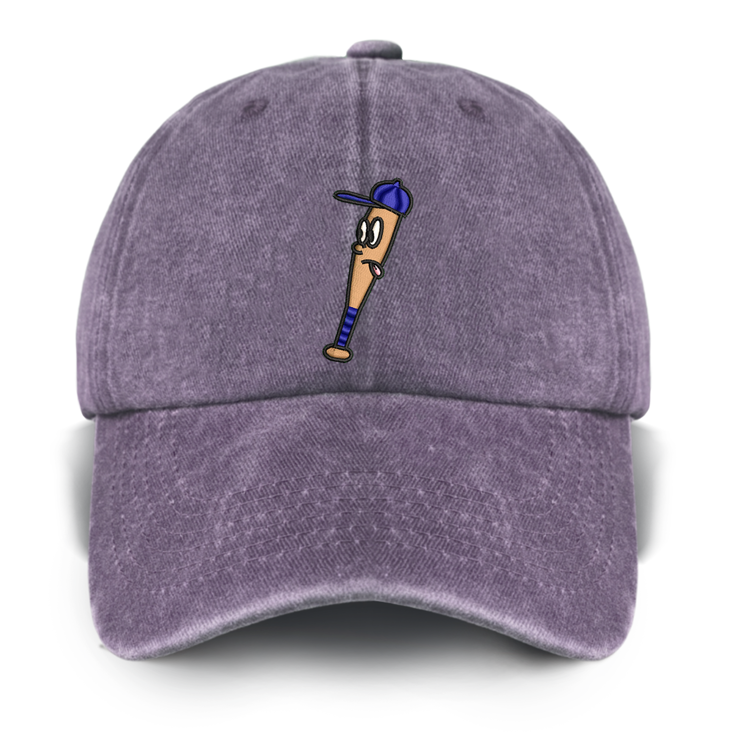 Baseball Bat Washed Baseball Cap For Kids