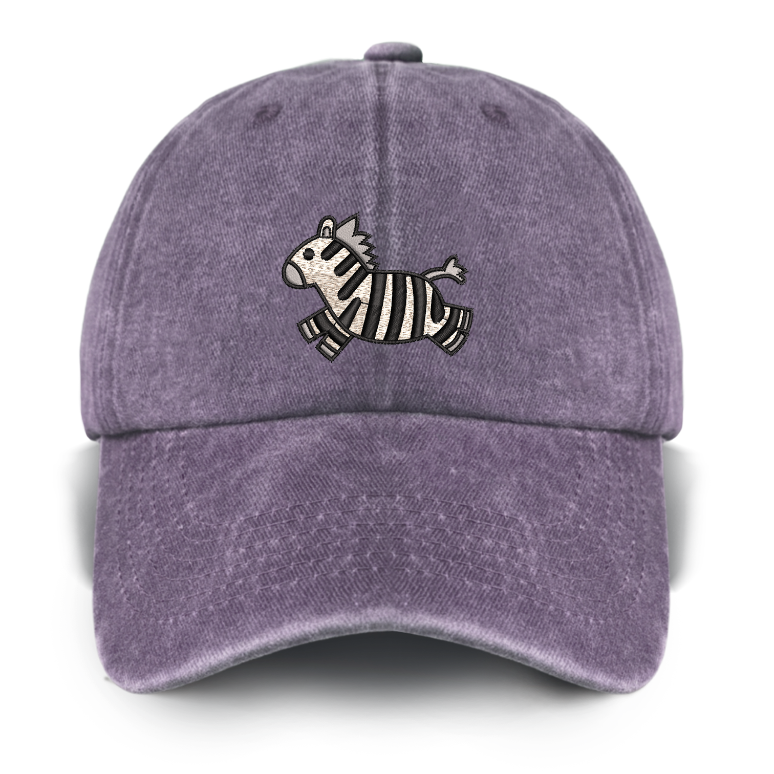 Running Zebra Washed Baseball Cap For Kids