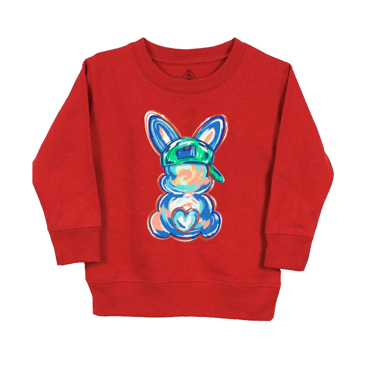 Personalized Boy Name Easter Bunny Kid's Sweatshirt