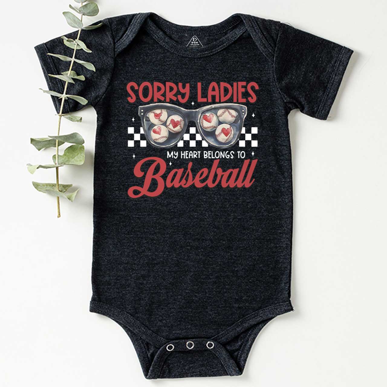 Sorry Ladies My Heart Belongs To Baseball Bodysuit Beepumpkin