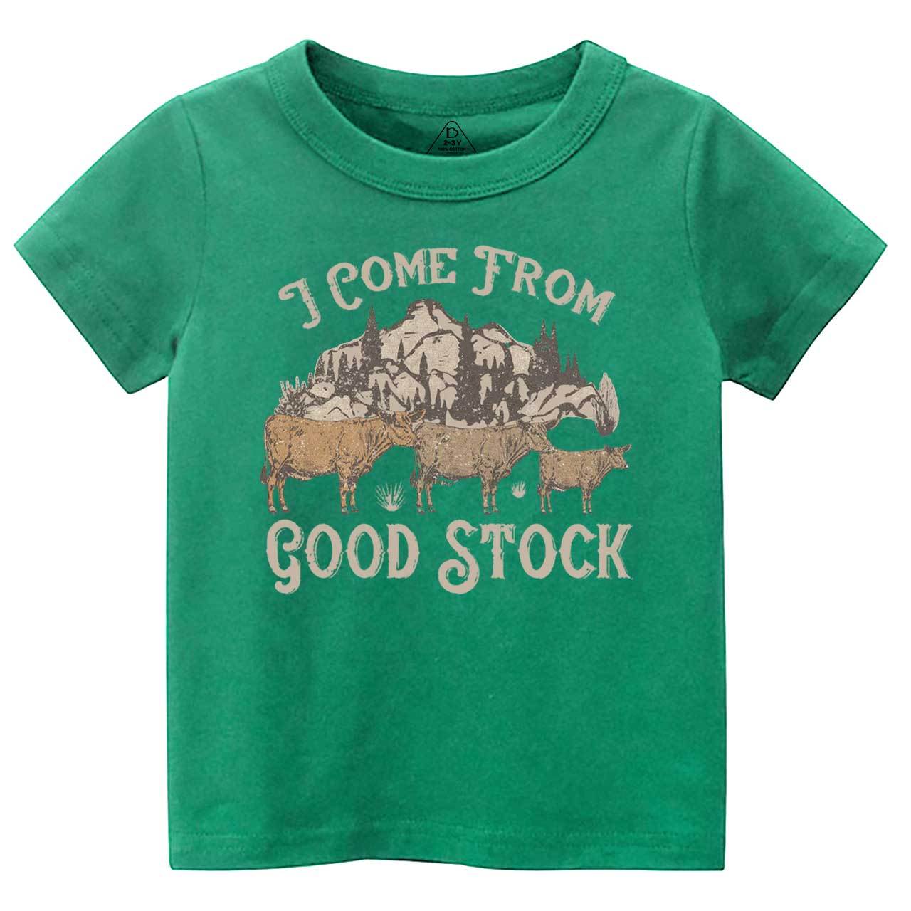 I Come From Good Stock Toddler&Kid's Tees Beepumpkin