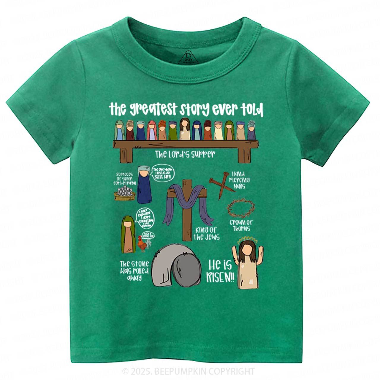 The Greatest Story Ever Told Toddler&Kid's Tees Beepumpkin
