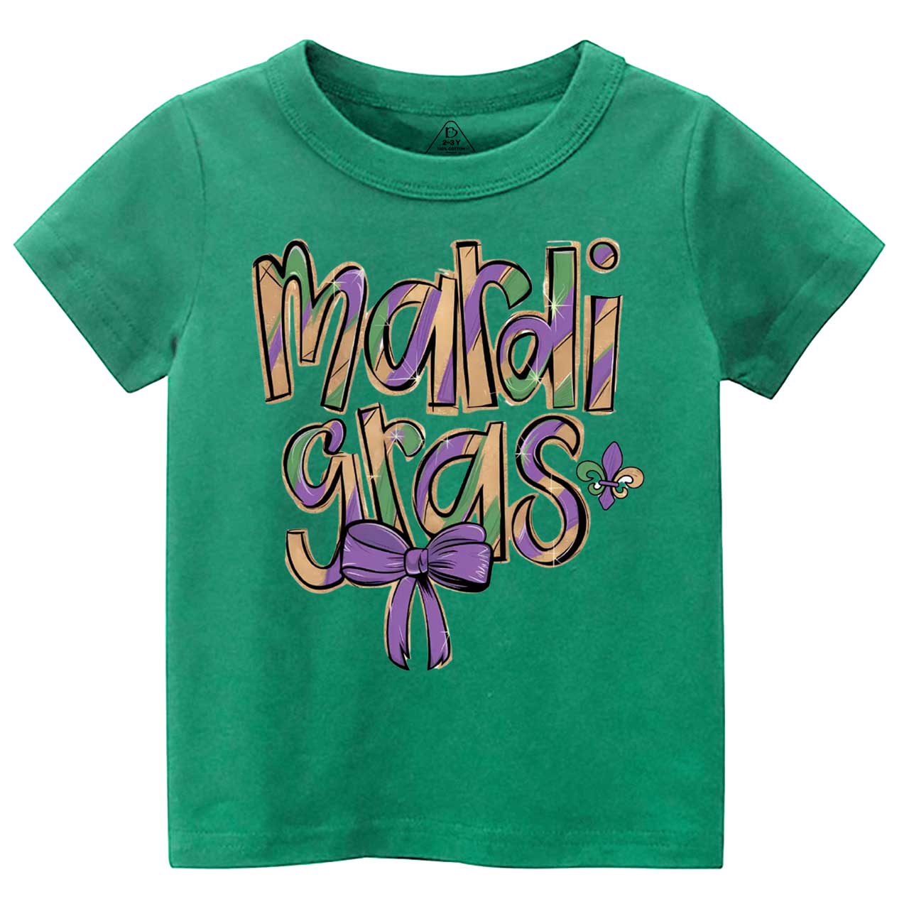 Mardi Gras Toddler&Kid's Tees Beepumpkin