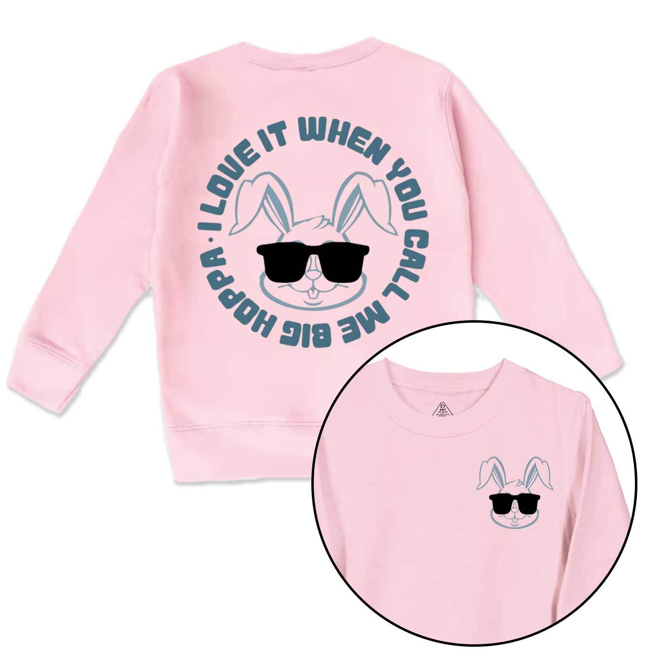 Sunglasses Bunny Easter Told Kid's Sweatshirt