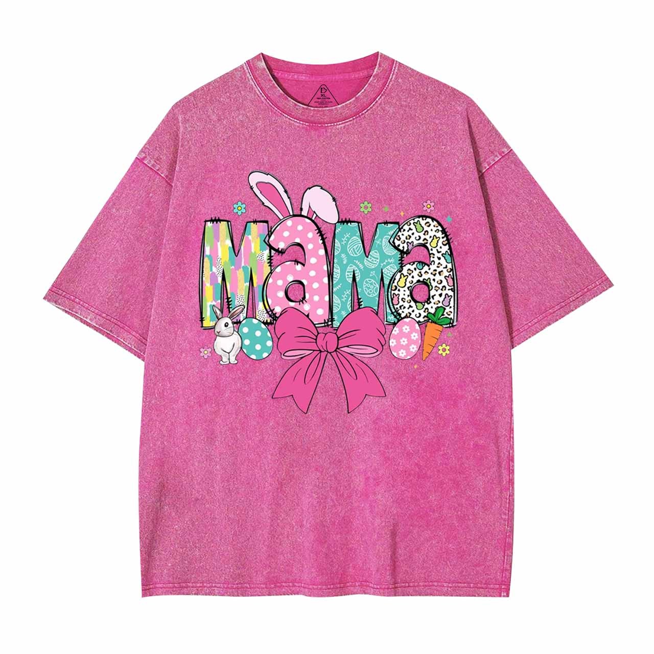 Easter Mama Washed T-Shirts