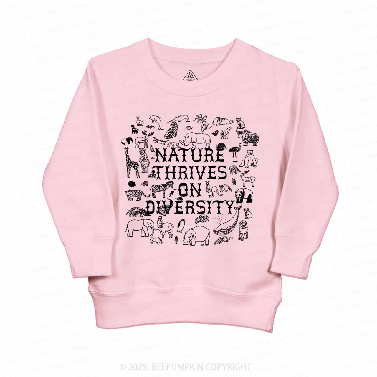 Nature Thrives On Divesity Kid's Sweatshirt