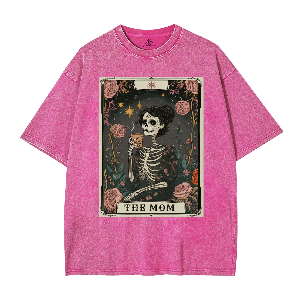 The Mom Tarot Card Washed T-Shirts