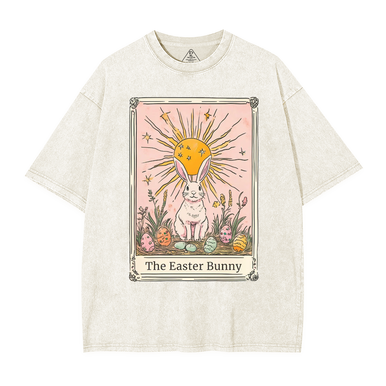 Retro Rabbit Mama Washed T-Shirts