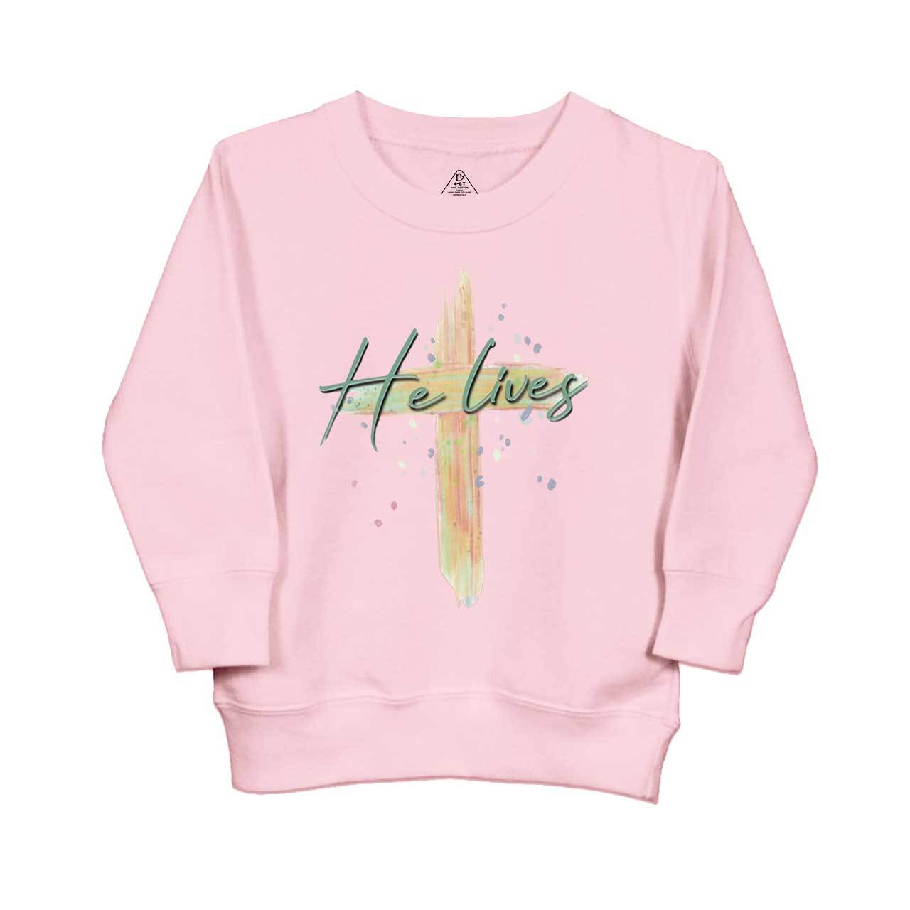 He Lives Natural Kid's Sweatshirt