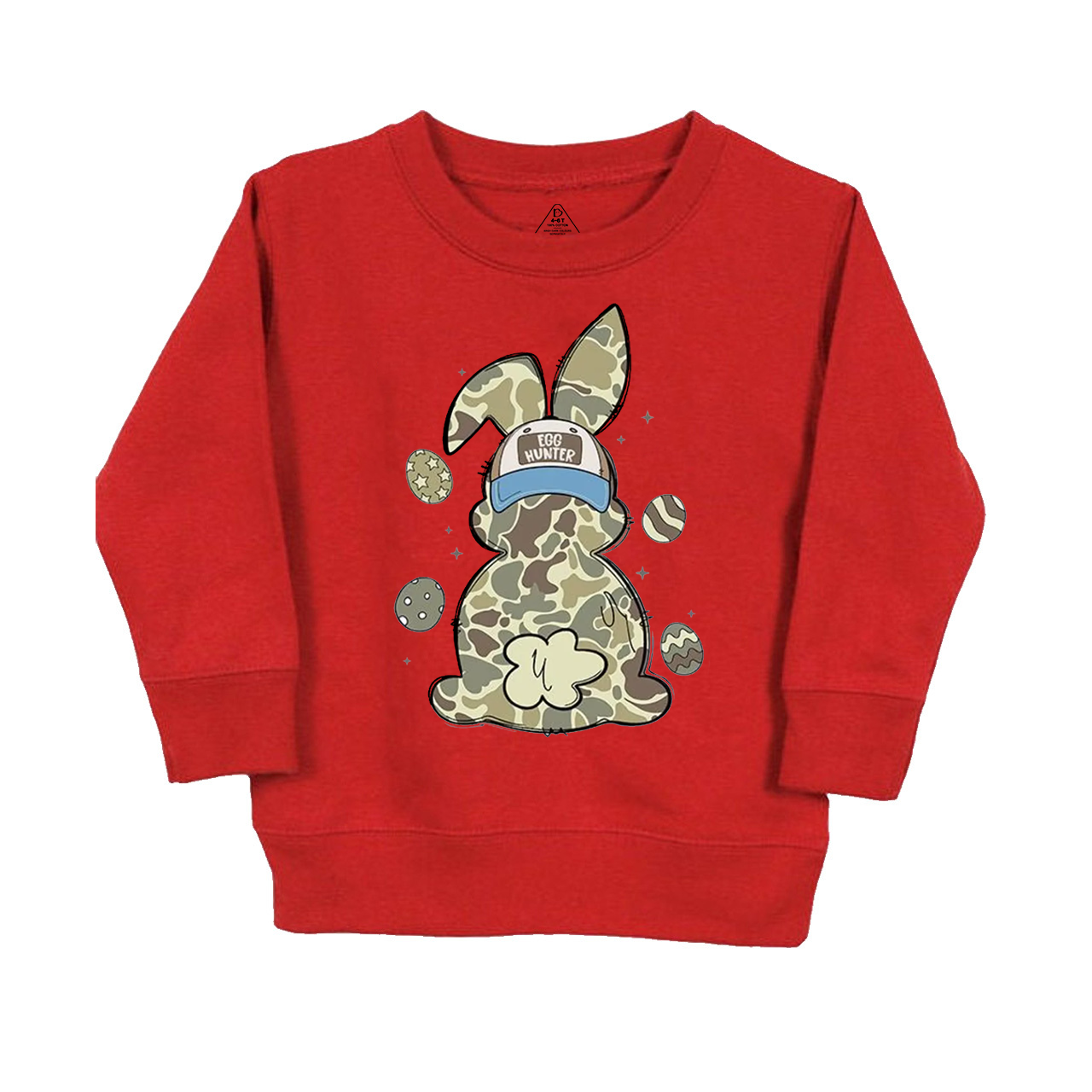 Egg Hunter Bunny Kid's Sweatshirt
