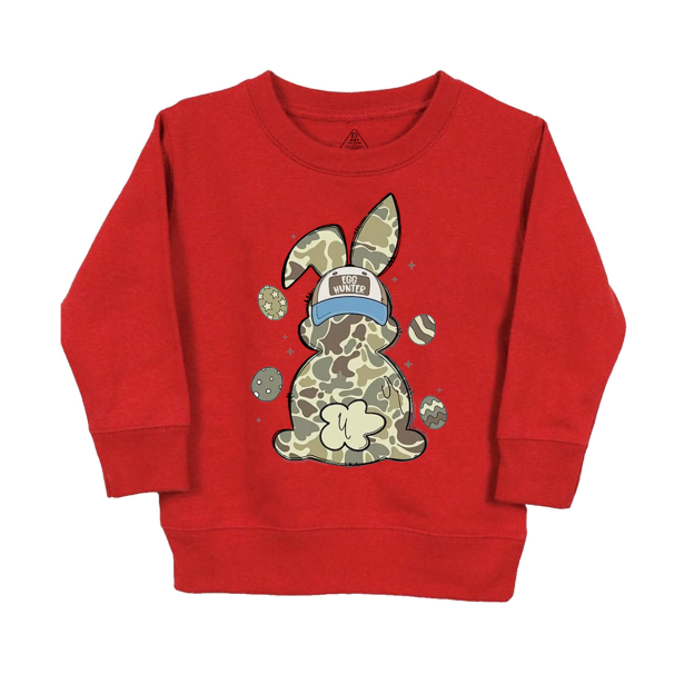 Egg Hunter Bunny Kid's Sweatshirt
