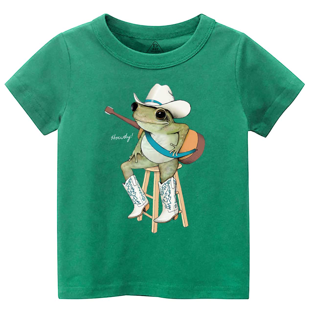 Cowboy Frog Toddler&Kid's Tees Beepumpkin