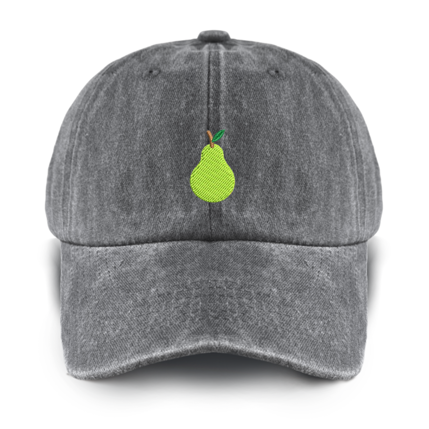 Personalized 17 Types Of Fruit Embroidery Washed Baseball Cap For Kids