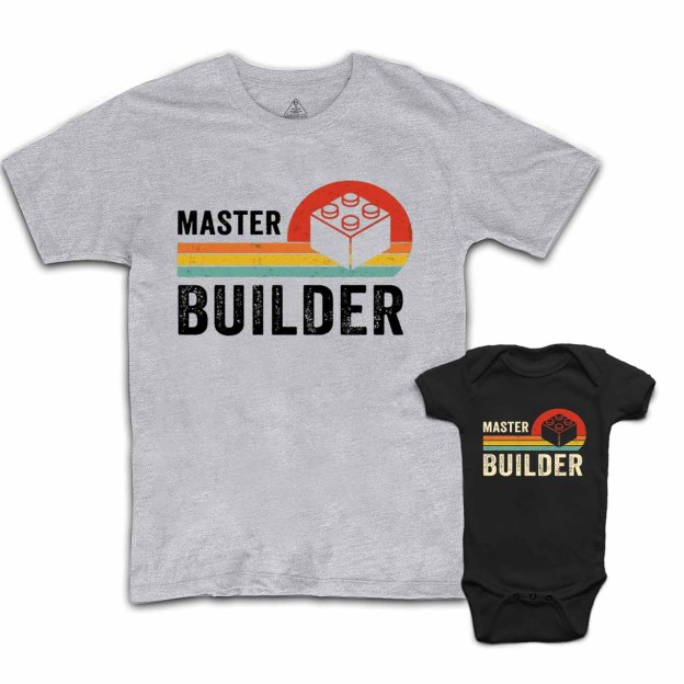Master Builder Dad&Me Matching Shirts 