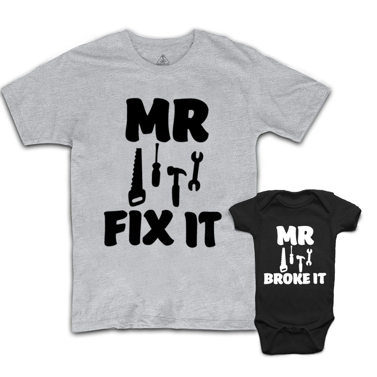 Fix It & Broke It Dad&Me Matching Shirts 