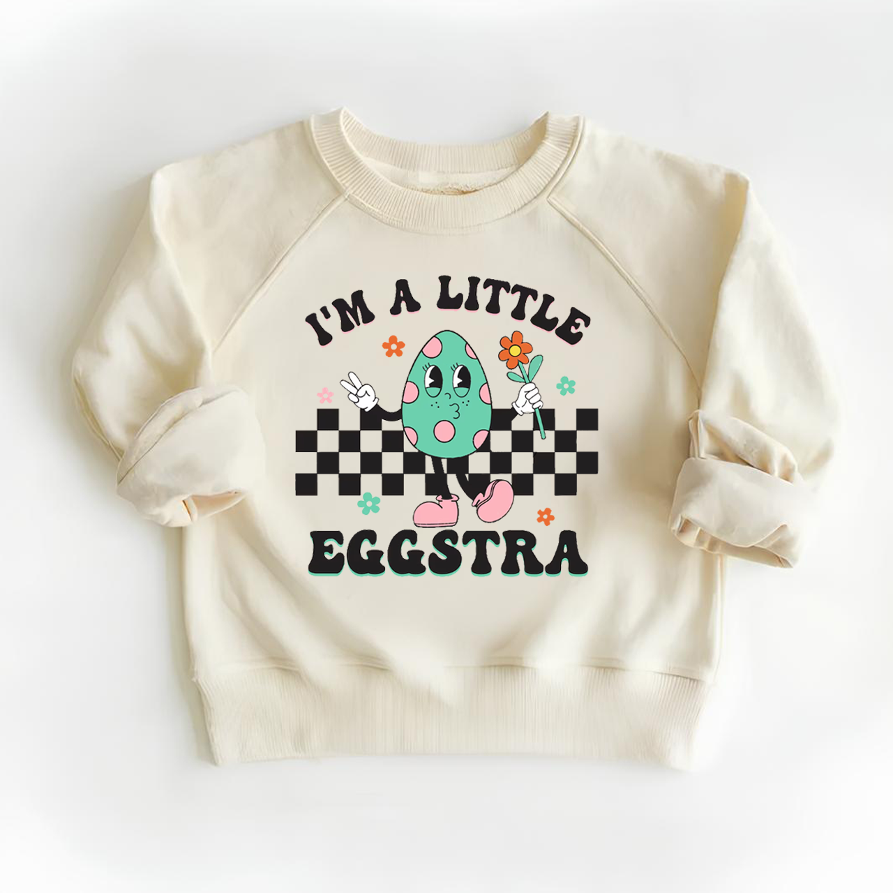 I'm A Little Eggstra Kid's Sweatshirt