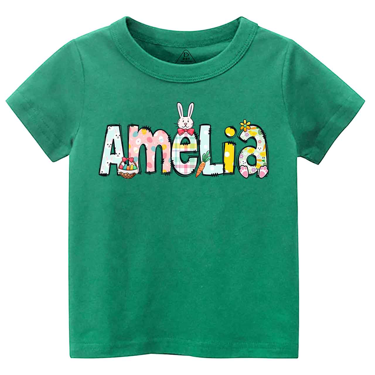 Personalized Easter Alphabet Name Toddler&Kid's Tees Beepumpkin