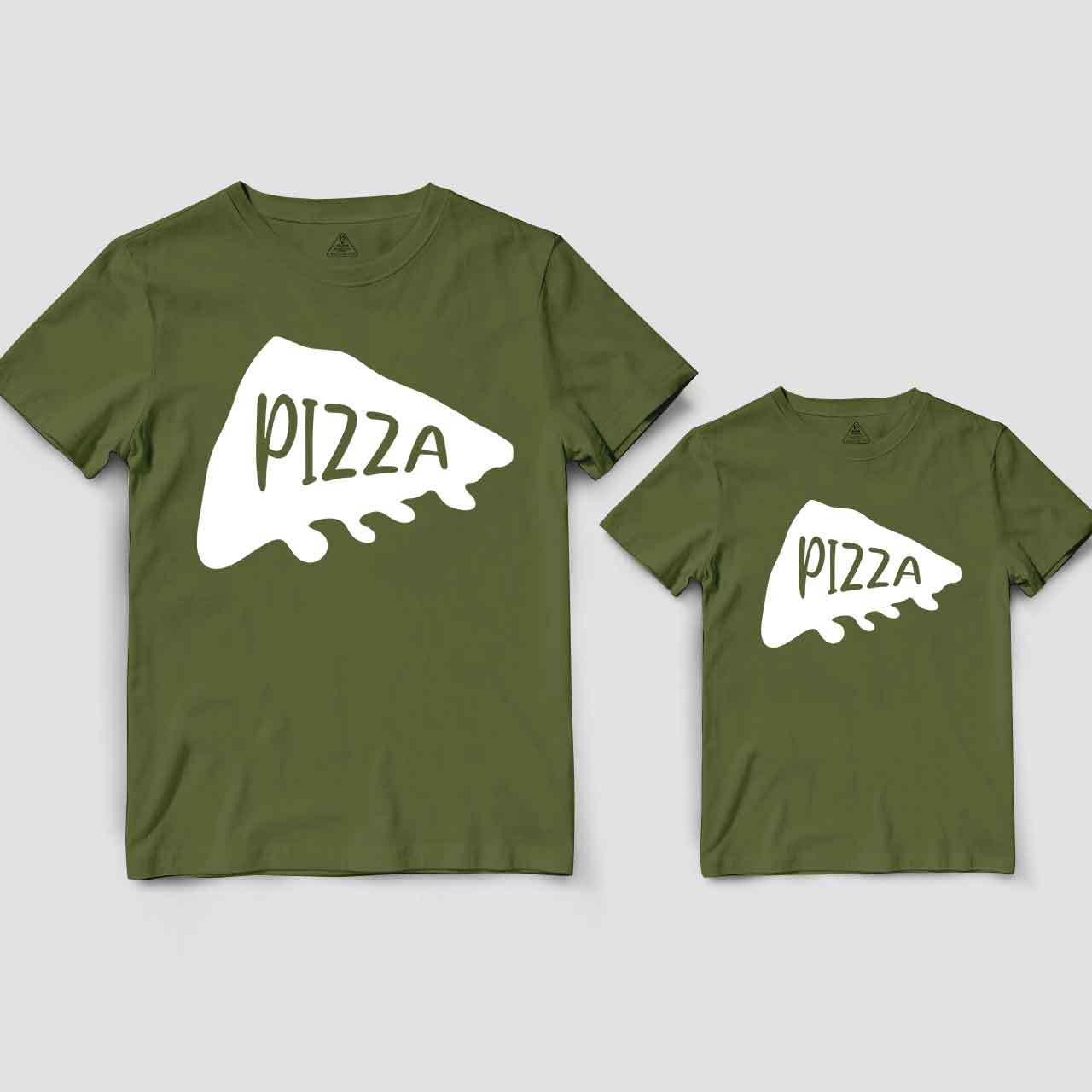 Pizza Love Dad&Me Matching Shirts