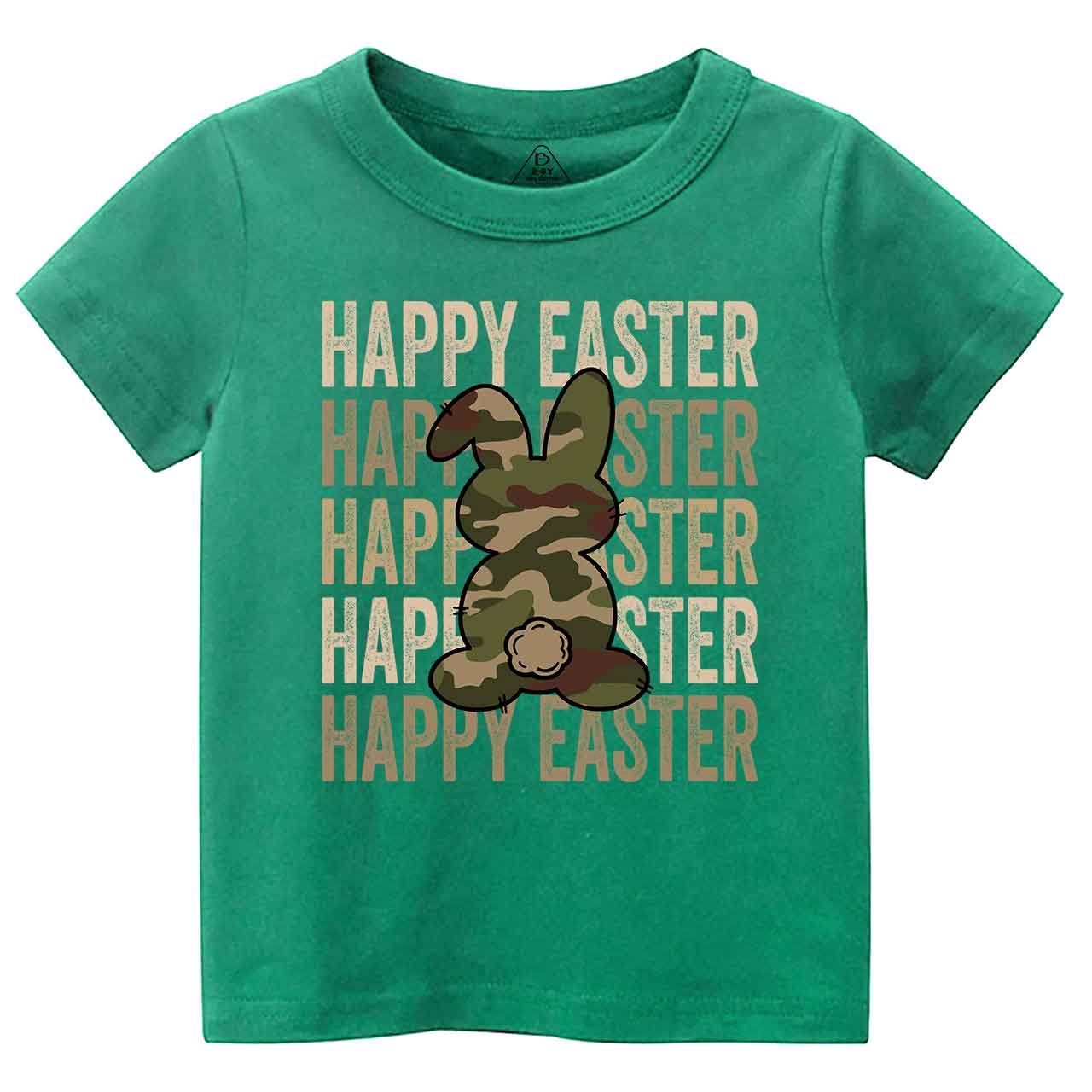 Easter Camouflage Happy Bunny Toddler&Kid's Tees Beepumpkin