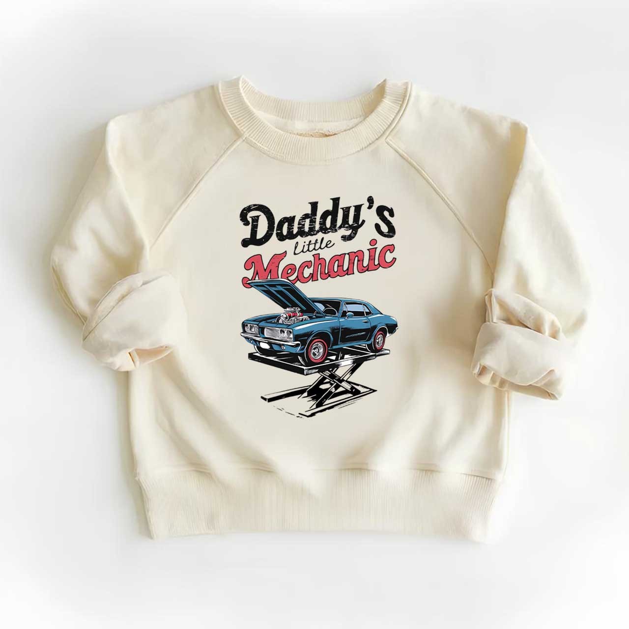 Daddy's Little Mechanic Kid's Sweatshirt