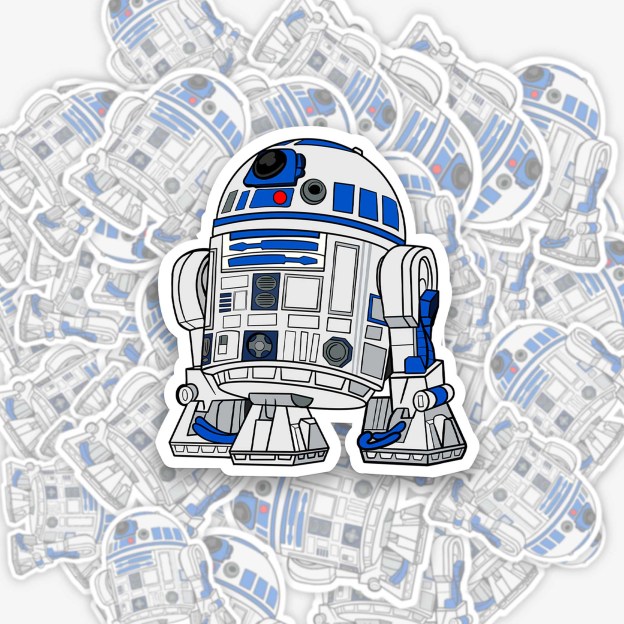 SW R2-D2 Gift Stickers