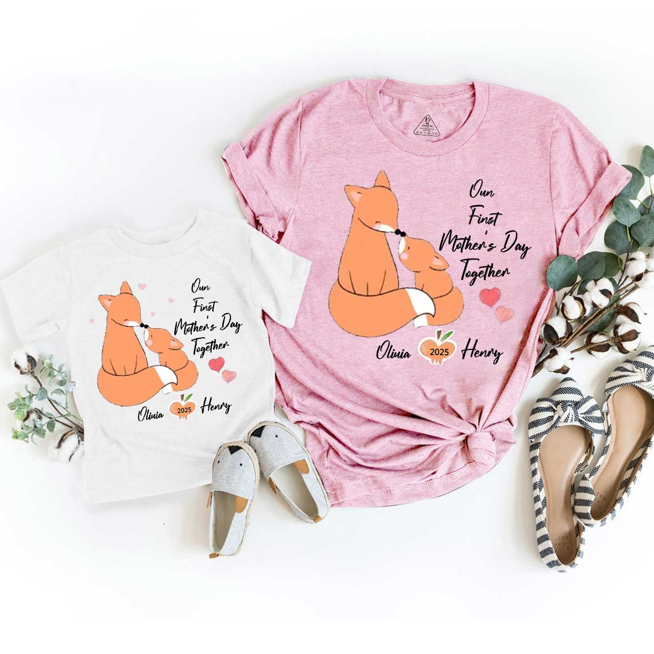 Squirrel First Mother's Day T-Shirts For Mom&Me