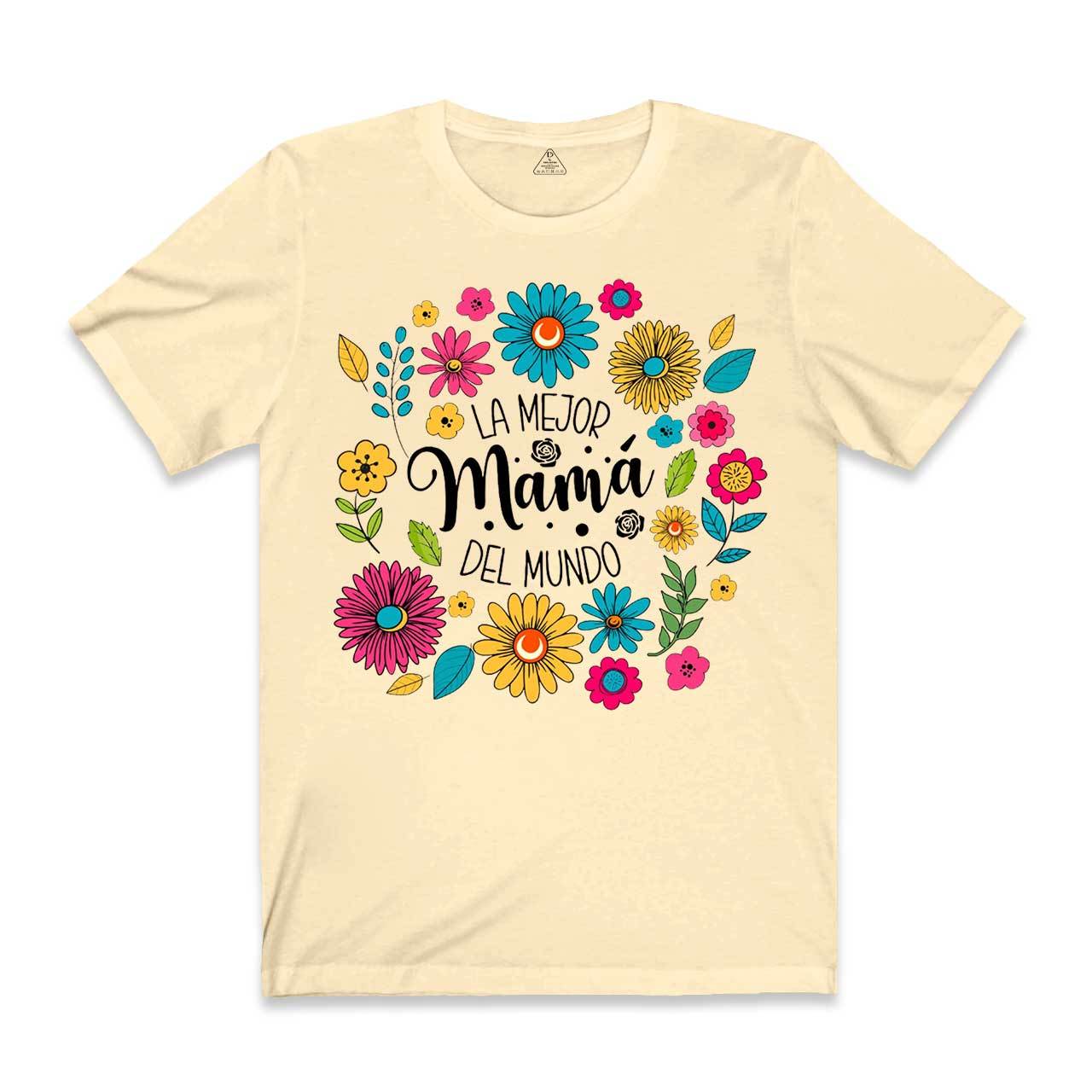 La Mejor Mama Del Mundo Floral T-Shirts 
