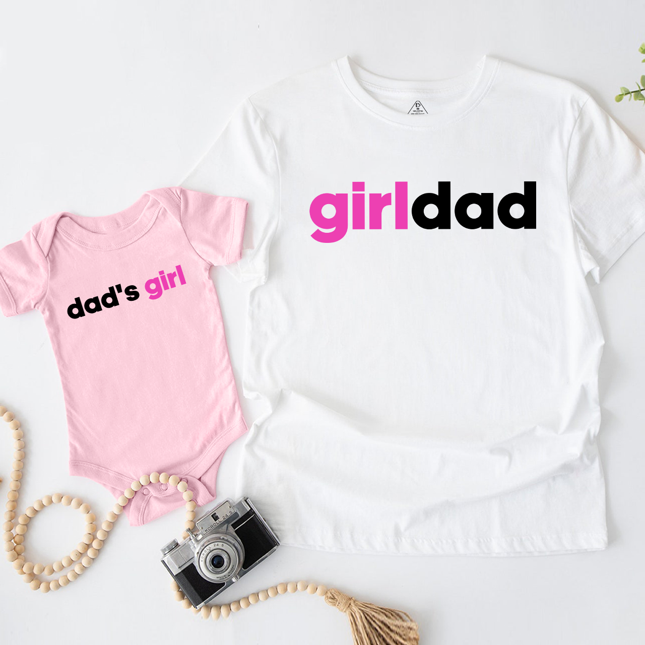 GirlDad BoyDad Matching T-Shirts For Dad&Me