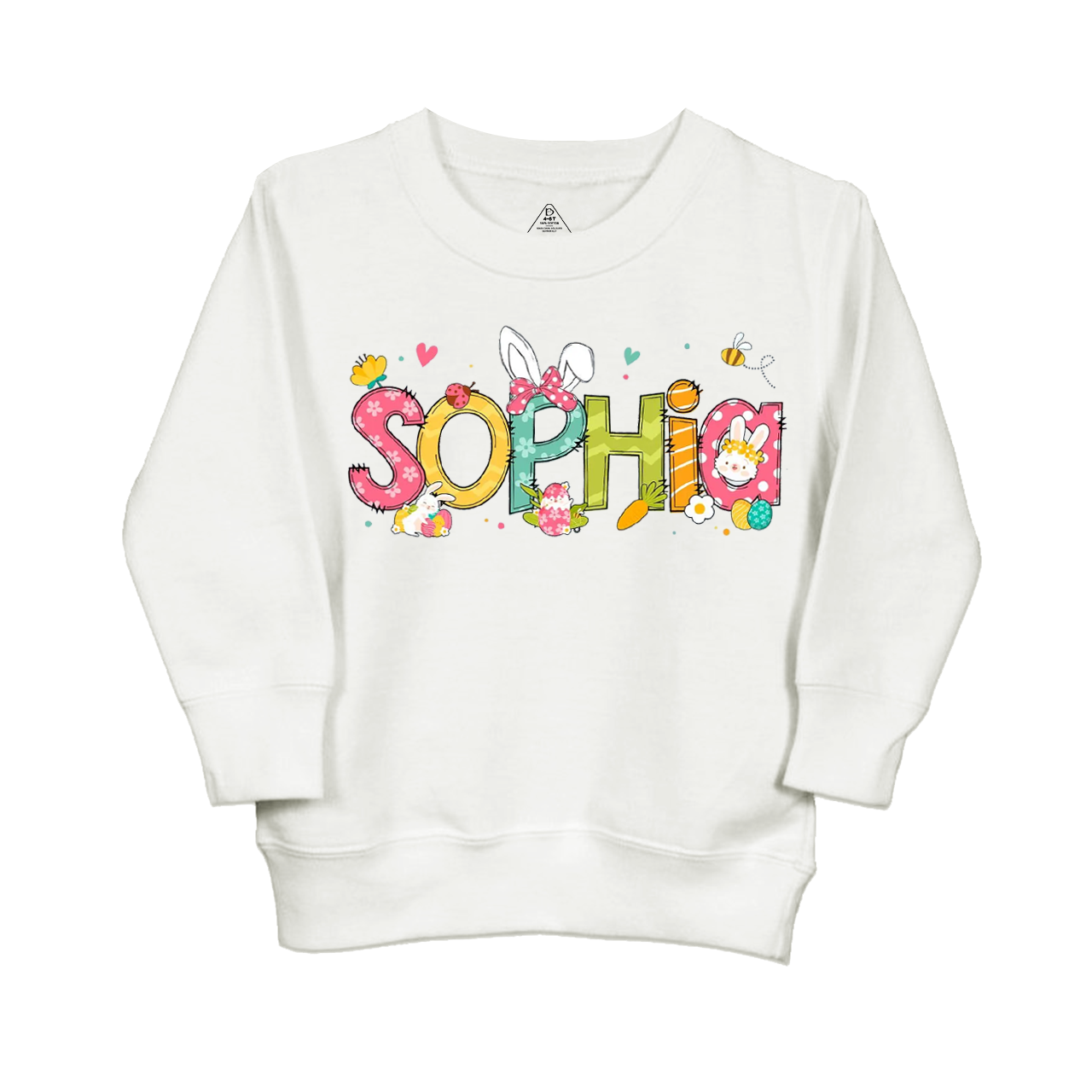 Personalized Name Kids Easter Sweatshirt
