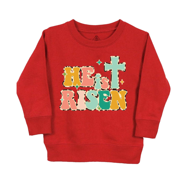 He Is Risen Easter Kid's Sweatshirt