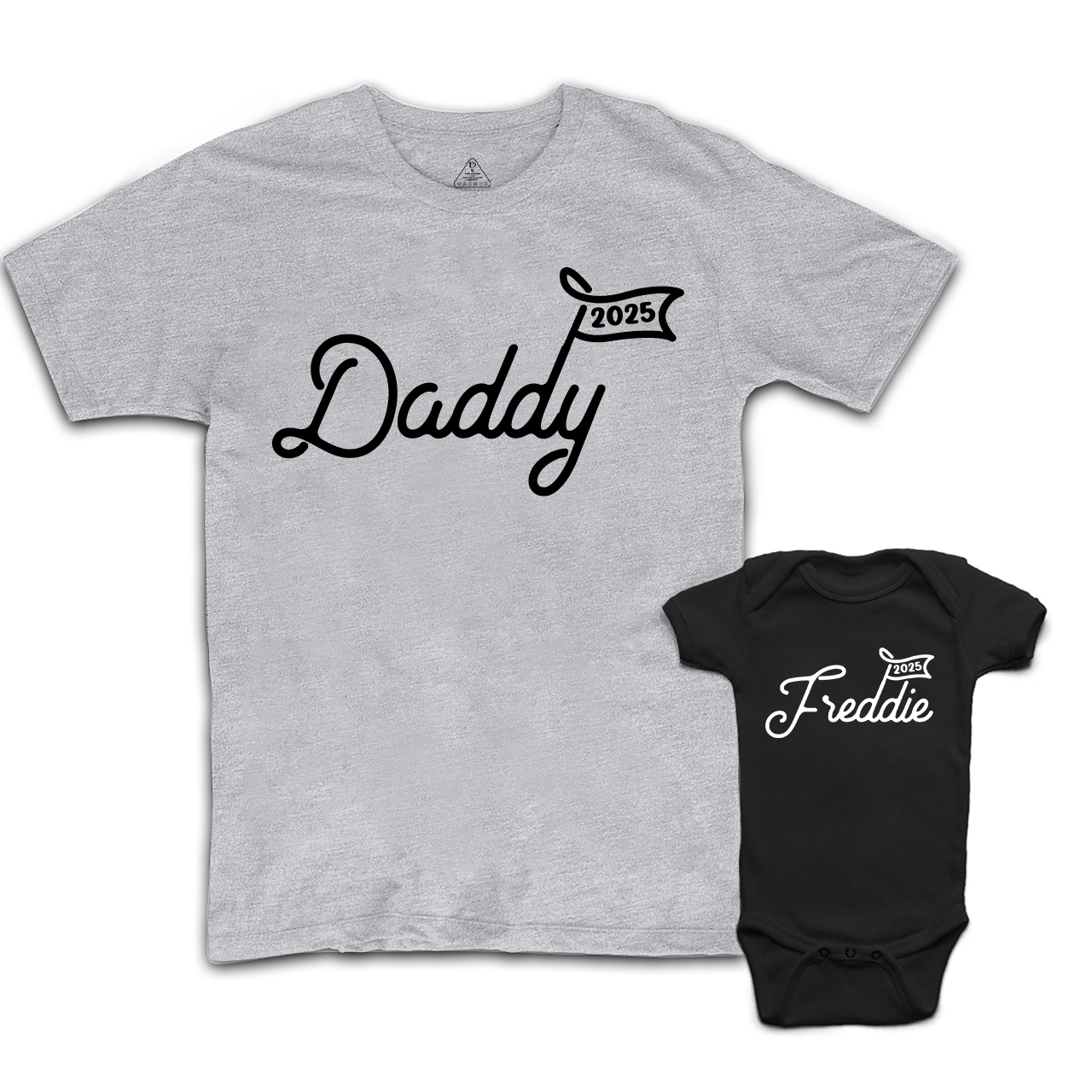 Personalized Daddy And Me Matching T-Shirts