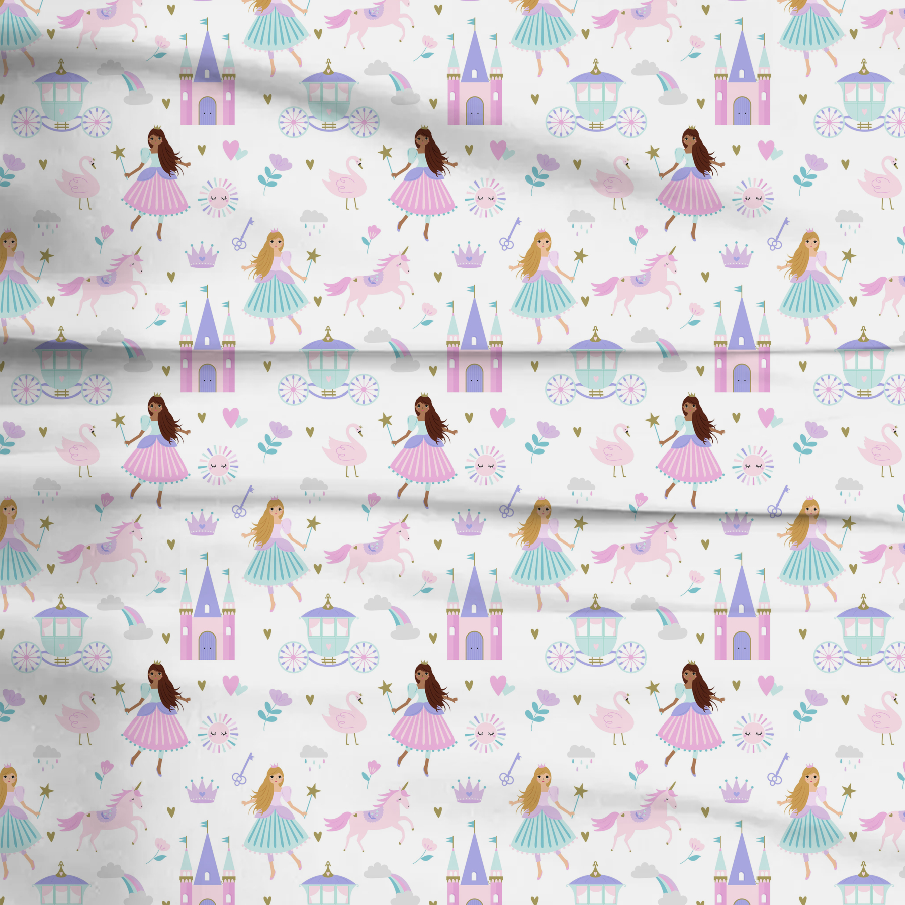 Princess Of The Castle Two-Piece Pajama Set For Kids